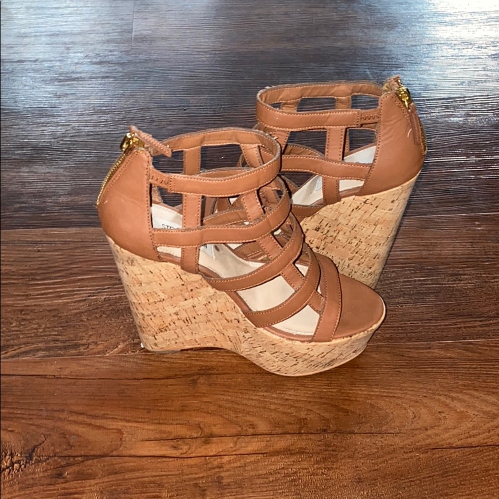 Brown Steve Madden Wedges
